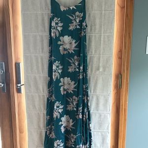 NWT Floor length floral dress